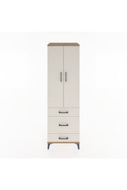 Hyperion Dolap 2 Raflı 3 Çekmeceli Tek Askılı 60x44x195 - S59M031V7B