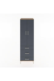 Hyperion Dolap 2 Raflı 3 Çekmeceli Tek Askılı 60x44x195 - S59M031V8B