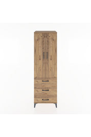 Hyperion Dolap 2 Raflı 3 Çekmeceli Tek Askılı 60x44x195 - S59M031V9B