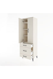 Hyperion Dolap 4 Raflı 3 Çekmeceli 2 Kapaklı 60x44x195 - S59M032V1B
