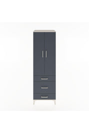 Hyperion Dolap 4 Raflı 3 Çekmeceli 2 Kapaklı 60x44x195 - S59M032V2B