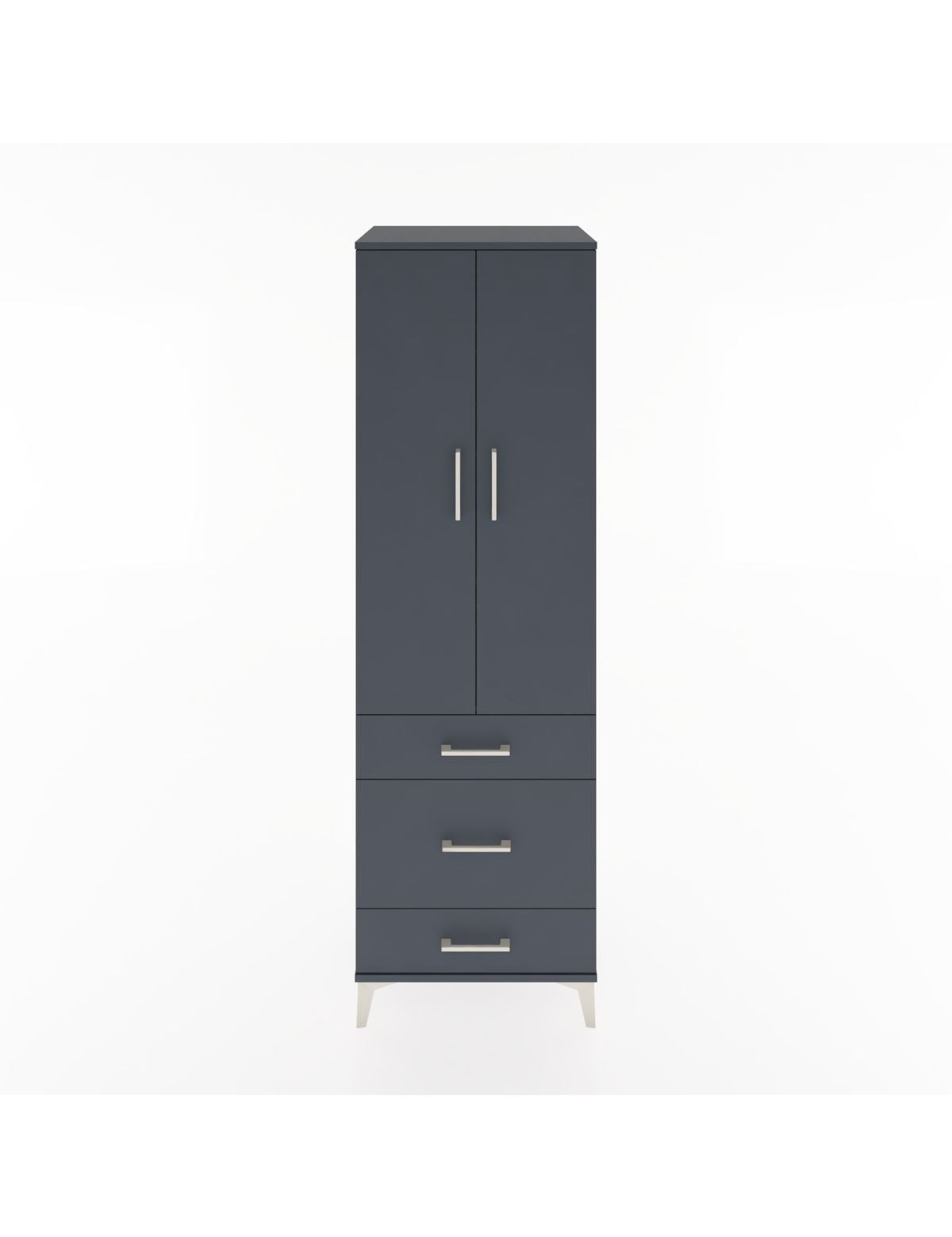Hyperion Dolap 4 Raflı 3 Çekmeceli 2 Kapaklı 60x44x195 - S59M032V5B