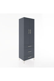 Hyperion Dolap 4 Raflı 3 Çekmeceli 2 Kapaklı 60x44x195 - S59M032V5B