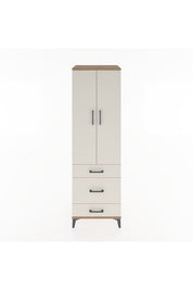 Hyperion Dolap 4 Raflı 3 Çekmeceli 2 Kapaklı 60x44x195 - S59M032V7B