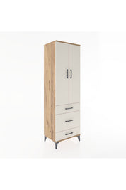 Hyperion Dolap 4 Raflı 3 Çekmeceli 2 Kapaklı 60x44x195 - S59M032V7B