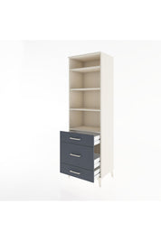 Hyperion Dolap 4 Raflı 3 Çekmeceli 60x44x195 - S59M033V2B