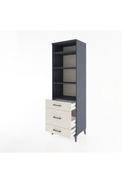 Hyperion Dolap 4 Raflı 3 Çekmeceli 60x44x195 - S59M033V4B