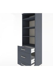 Hyperion Dolap 4 Raflı 3 Çekmeceli 60x44x195 - S59M033V5B