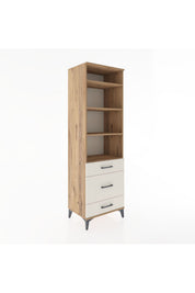 Hyperion Dolap 4 Raflı 3 Çekmeceli 60x44x195 - S59M033V7B
