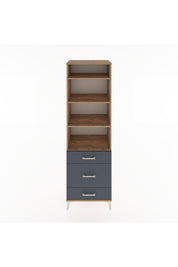 Hyperion Dolap 4 Raflı 3 Çekmeceli 60x44x195 - S59M033V8B