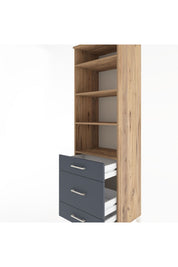 Hyperion Dolap 4 Raflı 3 Çekmeceli 60x44x195 - S59M033V8B