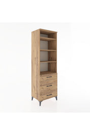 Hyperion Dolap 4 Raflı 3 Çekmeceli 60x44x195 - S59M033V9B