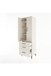 Hyperion Dolap 4 Raflı 3 Çekmeceli 2 Kapaklı 60x44x195 - S59M034V1B