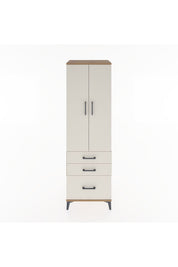 Hyperion Dolap 4 Raflı 3 Çekmeceli 2 Kapaklı 60x44x195 - S59M034V7B