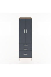Hyperion Dolap 4 Raflı 3 Çekmeceli 2 Kapaklı 60x44x195 - S59M034V8B