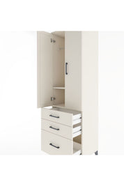 Hyperion Dolap 2 Raflı 3 Çekmeceli Tek Askılı 60x44x195 - S59M035V1B