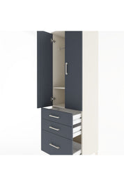 Hyperion Dolap 2 Raflı 3 Çekmeceli Tek Askılı 60x44x195 - S59M035V2B