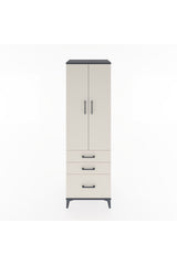 Hyperion Dolap 2 Raflı 3 Çekmeceli Tek Askılı 60x44x195
