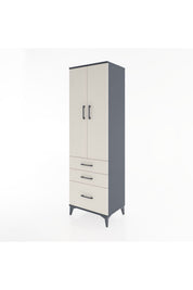 Hyperion Dolap 2 Raflı 3 Çekmeceli Tek Askılı 60x44x195 - S59M035V4B