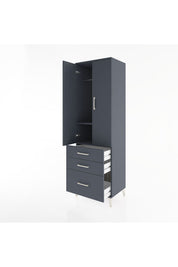 Hyperion Dolap 2 Raflı 3 Çekmeceli Tek Askılı 60x44x195 - S59M035V5B