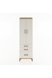 Hyperion Dolap 2 Raflı 3 Çekmeceli Tek Askılı 60x44x195 - S59M035V7B