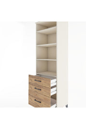 Hyperion Dolap 4 Raflı 3 Çekmeceli 60x44x195 - S59M036V3B