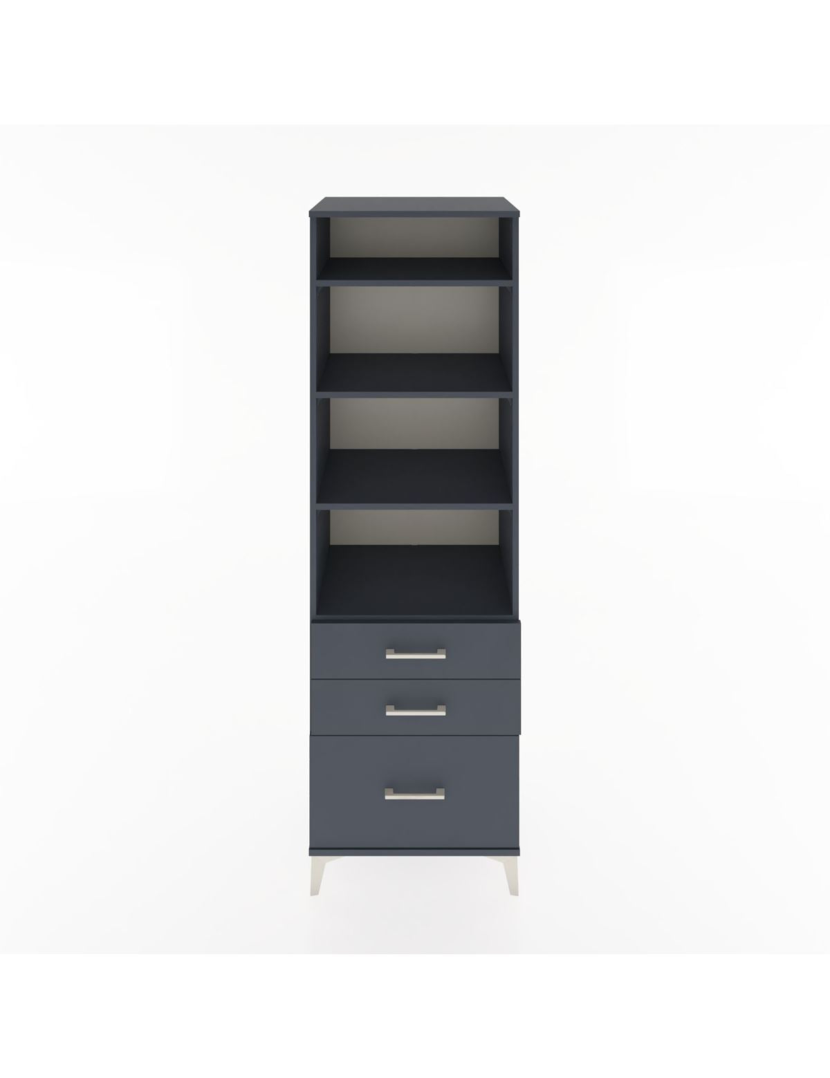 Hyperion Dolap 4 Raflı 3 Çekmeceli 60x44x195 - S59M036V5B