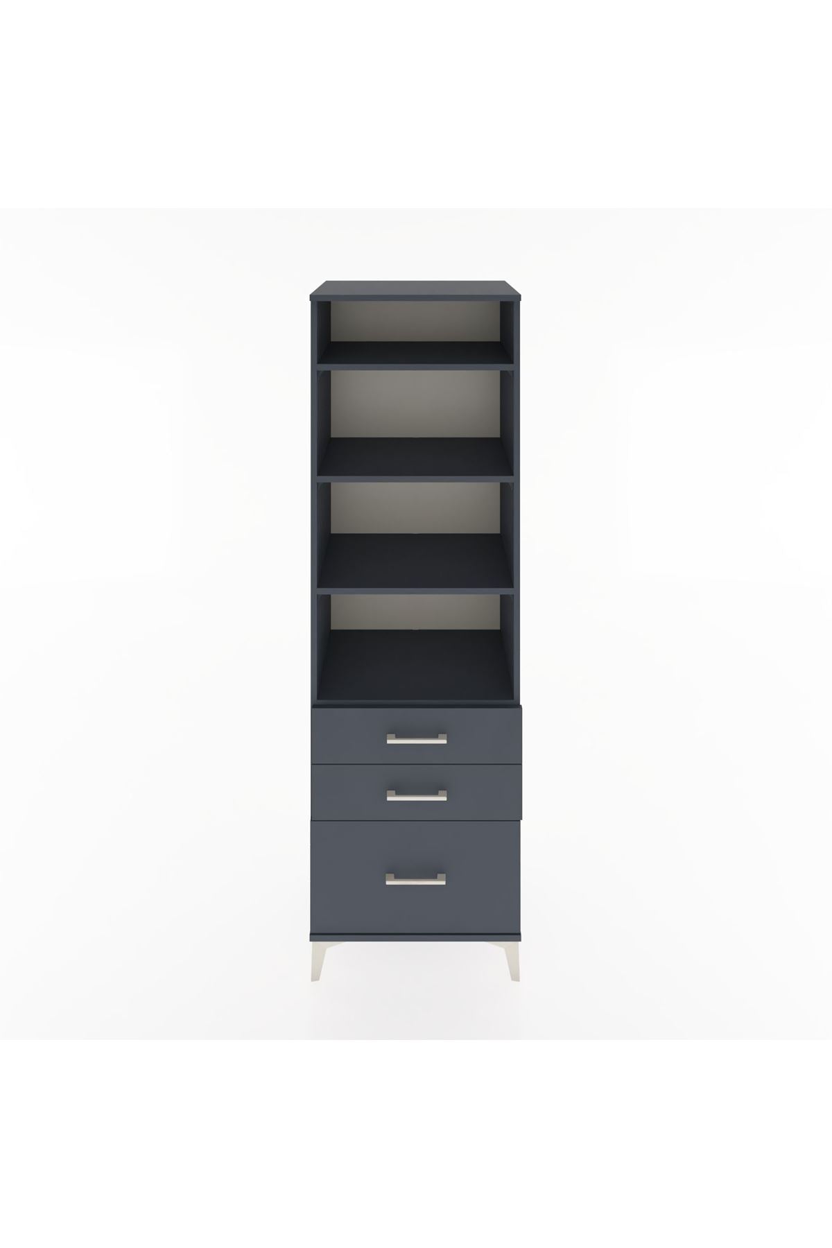 Hyperion Dolap 4 Raflı 3 Çekmeceli 60x44x195 - S59M036V5B