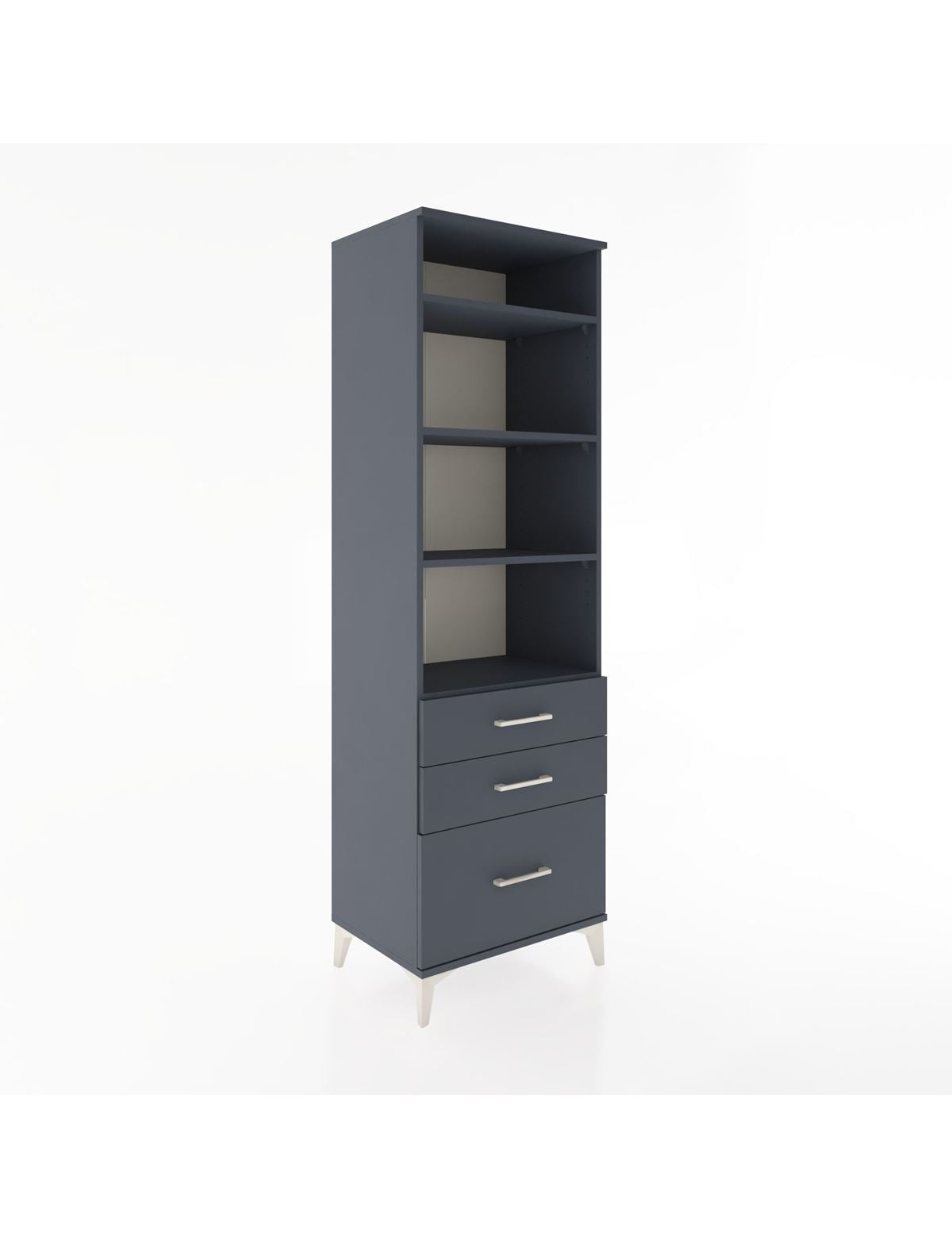 Hyperion Dolap 4 Raflı 3 Çekmeceli 60x44x195 - S59M036V5B