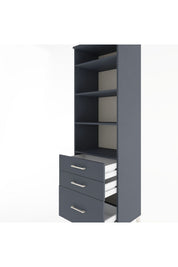 Hyperion Dolap 4 Raflı 3 Çekmeceli 60x44x195 - S59M036V5B