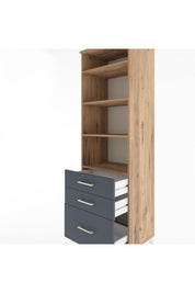 Hyperion Dolap 4 Raflı 3 Çekmeceli 60x44x195 - S59M036V8B