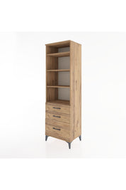 Hyperion Dolap 4 Raflı 3 Çekmeceli 60x44x195 - S59M036V9B