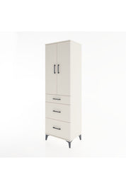 Hyperion Dolap Tek Raflı 3 Çekmeceli Tek Askılı 60x44x195 - S59M037V1B