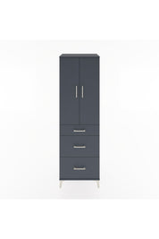 Hyperion Dolap Tek Raflı 3 Çekmeceli Tek Askılı 60x44x195 - S59M037V5B
