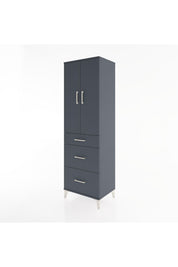 Hyperion Dolap Tek Raflı 3 Çekmeceli Tek Askılı 60x44x195 - S59M037V5B