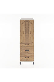Hyperion Dolap 3 Raflı 3 Çekmeceli 2 Kapaklı 60x44x195 - S59M038V3B