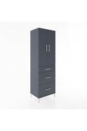 Hyperion Dolap 3 Raflı 3 Çekmeceli 2 Kapaklı 60x44x195 - S59M038V5B