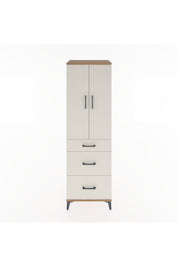Hyperion Dolap 3 Raflı 3 Çekmeceli 2 Kapaklı 60x44x195 - S59M038V7B