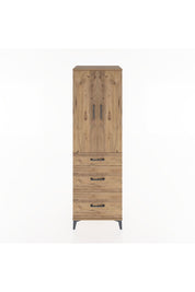 Hyperion Dolap 3 Raflı 3 Çekmeceli 2 Kapaklı 60x44x195 - S59M038V9B