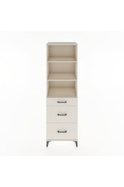 Hyperion Dolap 3 Raflı 3 Çekmeceli 60x44x195 - S59M039V1B