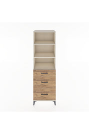 Hyperion Dolap 3 Raflı 3 Çekmeceli 60x44x195 - S59M039V3B