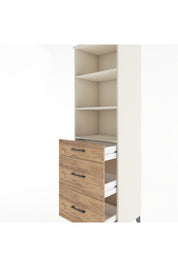 Hyperion Dolap 3 Raflı 3 Çekmeceli 60x44x195 - S59M039V3B