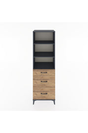 Hyperion Dolap 3 Raflı 3 Çekmeceli 60x44x195 - S59M039V6B