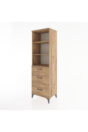 Hyperion Dolap 3 Raflı 3 Çekmeceli 60x44x195 - S59M039V9B