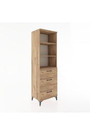 Hyperion Dolap 3 Raflı 3 Çekmeceli 60x44x195 - S59M039V9B