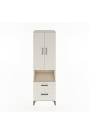 Hyperion Dolap 2 Raflı 2 Çekmeceli Tek Askılı 60x44x195 - S59M040V1B