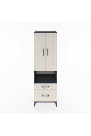 Hyperion Dolap 2 Raflı 2 Çekmeceli Tek Askılı 60x44x195 - S59M040V4B