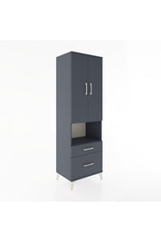 Hyperion Dolap 2 Raflı 2 Çekmeceli Tek Askılı 60x44x195 - S59M040V5B