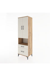 Hyperion Dolap 2 Raflı 2 Çekmeceli Tek Askılı 60x44x195 - S59M040V7B