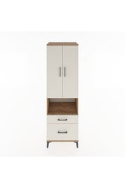 Hyperion Dolap 4 Raflı 2 Çekmeceli 2 Kapaklı 60x44x195 - S59M041V7B
